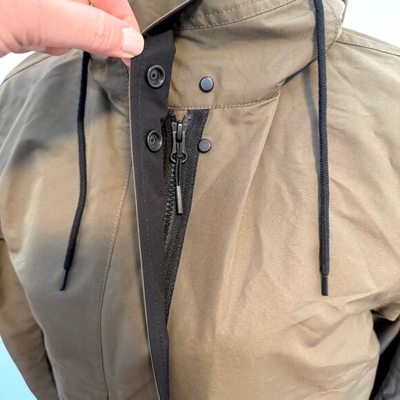 Everlane The ReNew Anorak Jacket In Forest Black Size XXS New - Picture 5 of 12